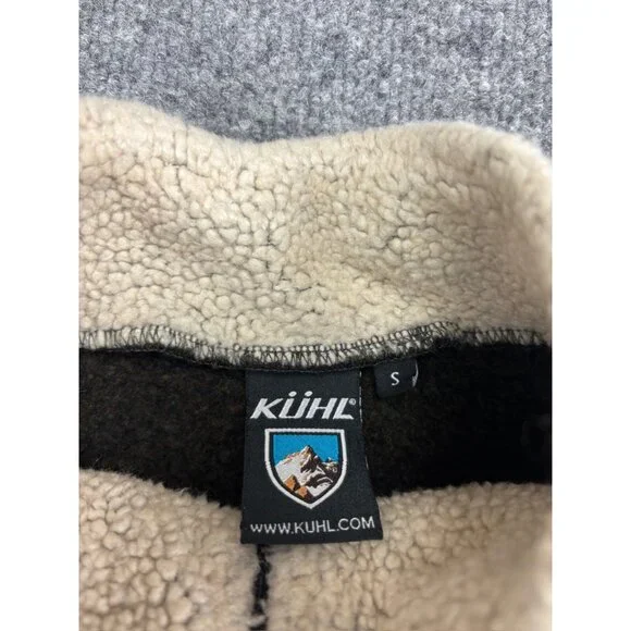 Kuhl Alfpaca Fleece Sweater Men's S Brown Zip Pullover Flathead Living 48* North - Picture 2 of 6